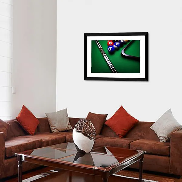 Billiard Balls Canvas Wall Art