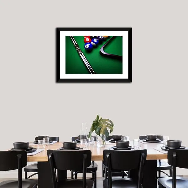 Billiard Balls Canvas Wall Art