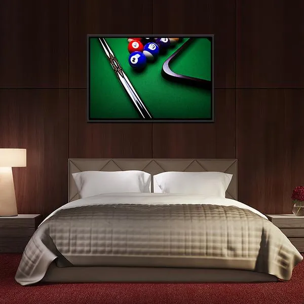 Billiard Balls Canvas Wall Art