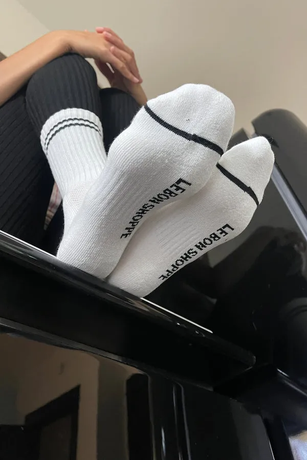 BOYFRIEND SOCKS CLASSIC WHITE