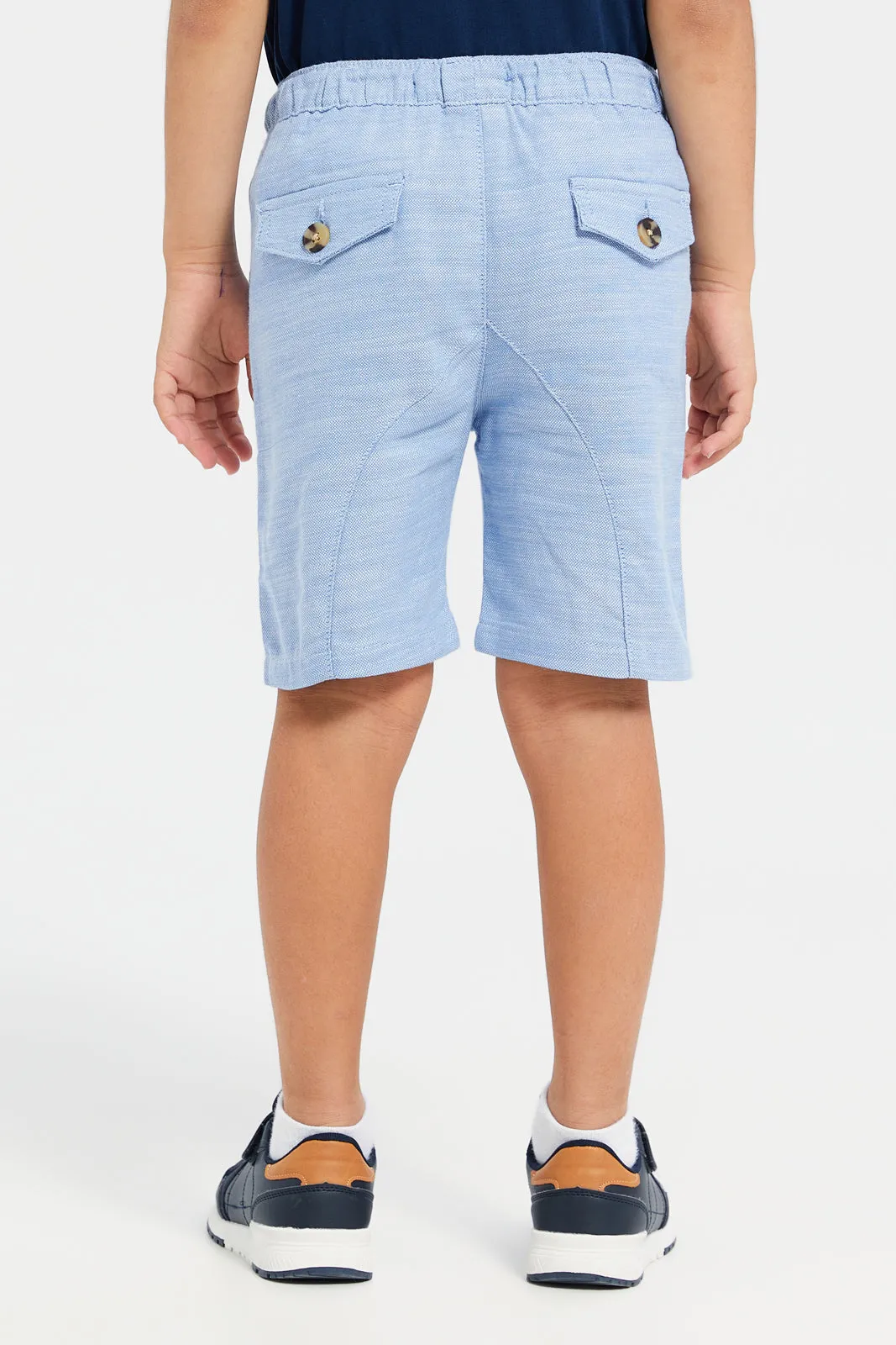 Boys Blue Pull On Short