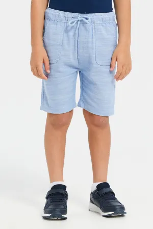 Boys Blue Pull On Short