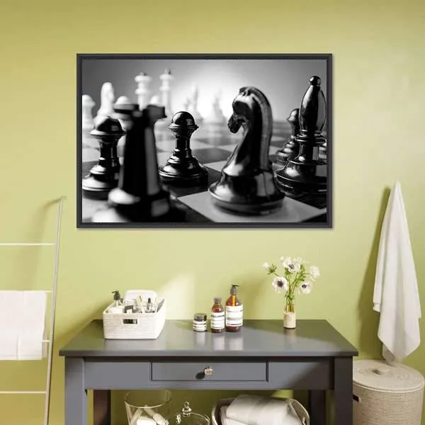 Chess Board Canvas Wall Art