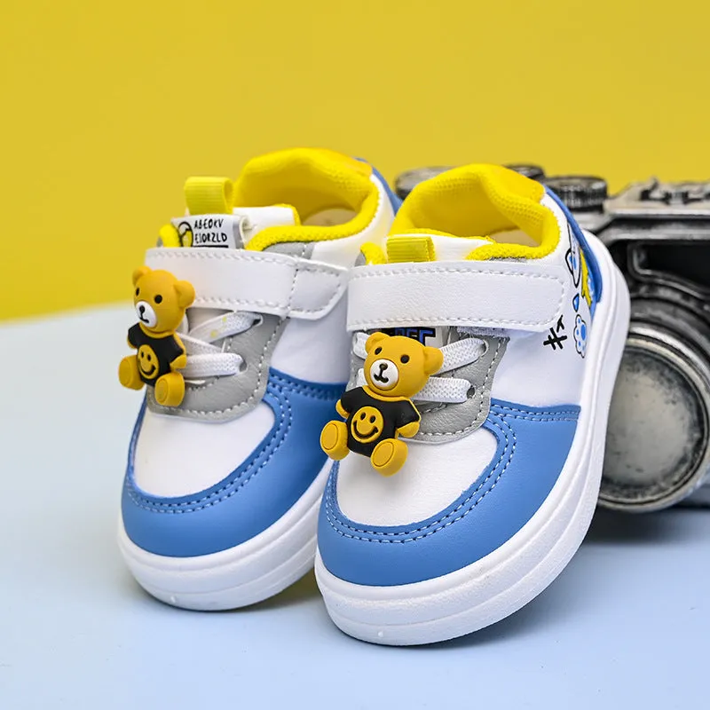 Children's Sneakers Baby Toddler Boys And Girls Leather Surface Baby Shoes