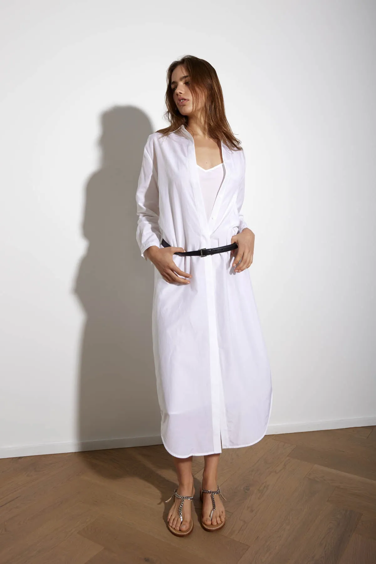 CITY SHIRTDRESS WHITE