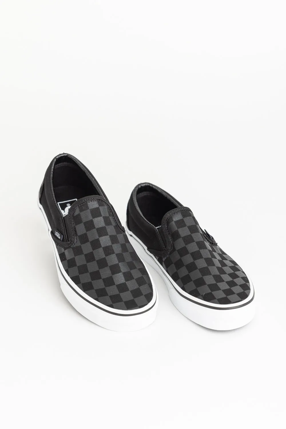 Classic Slip On Black Checkered