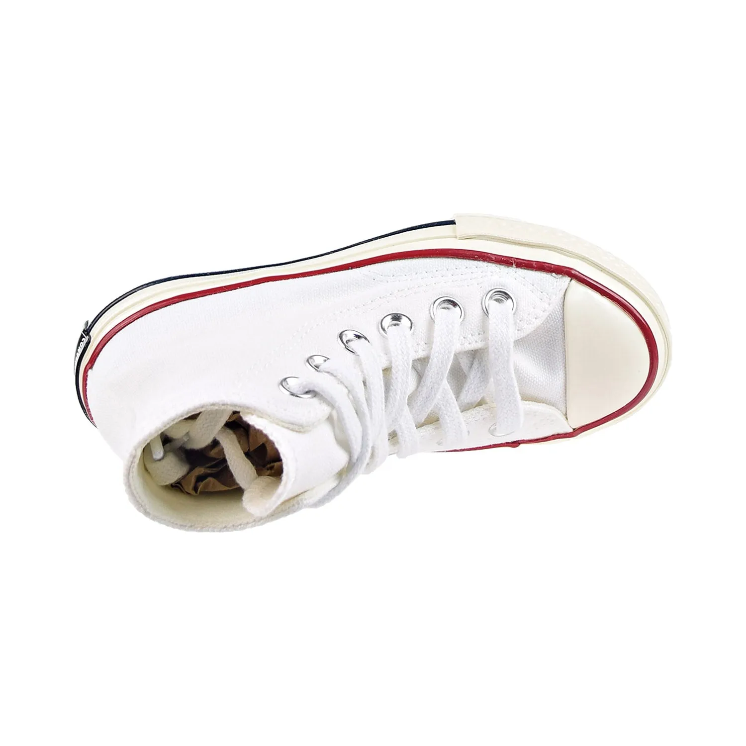 Converse Chuck 70 Hi Big Kids' Shoes White/Granet/Egret