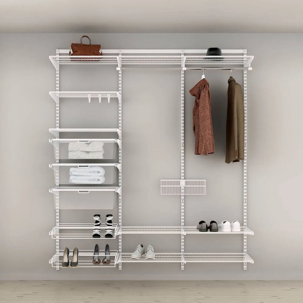 Elfa Deluxe Wardrobe Storage Solution W: 180 White