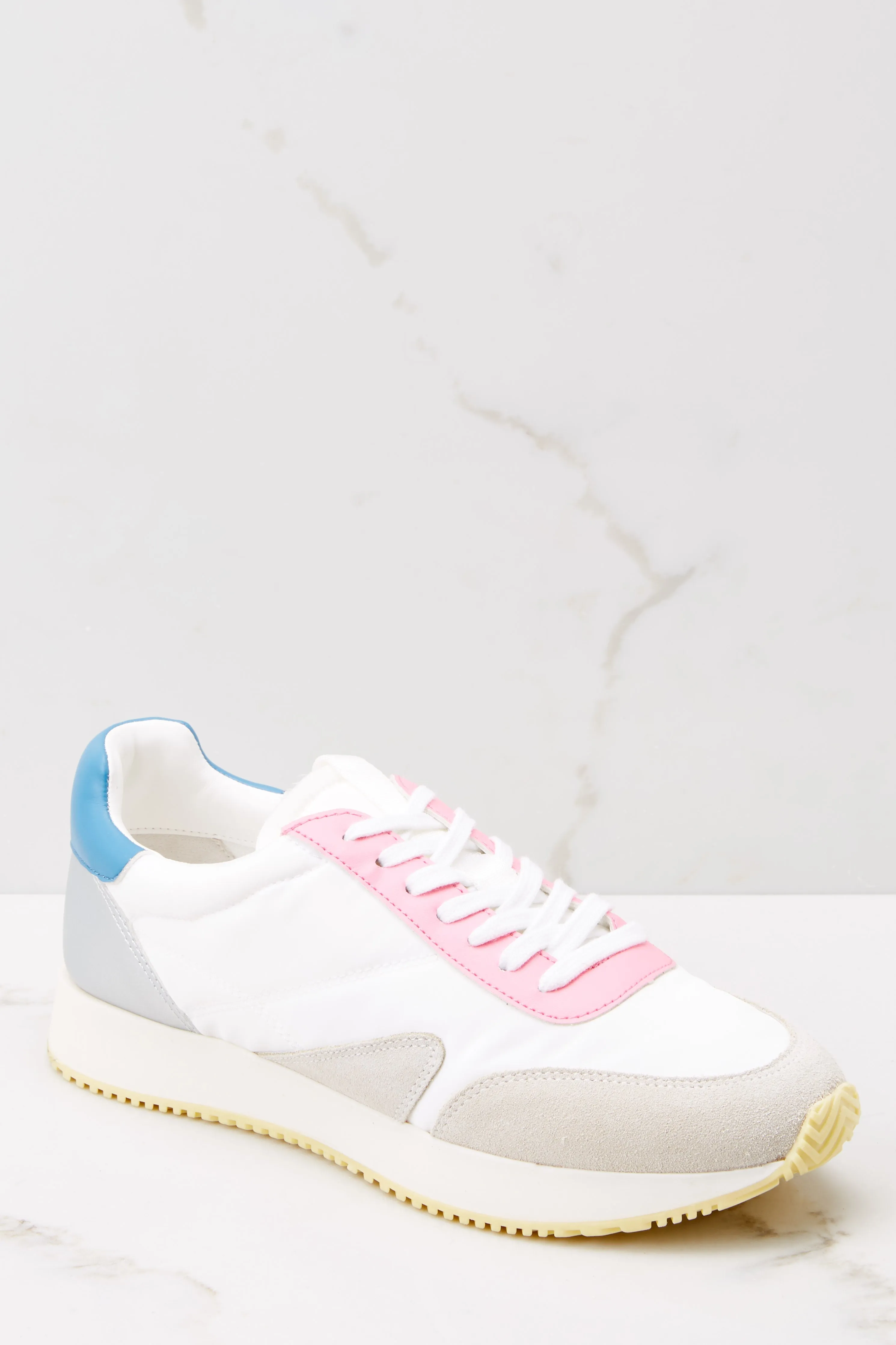 Farrah White Low Top Trainer