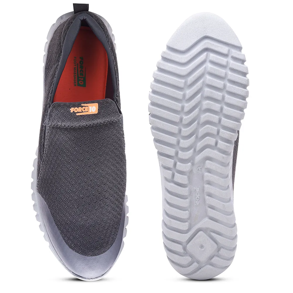 Force 10 by Liberty Men MONTES-41 D.Grey Sports Non Lacing Shoes