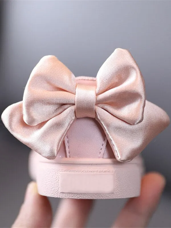 Girls Little Bow Sneakers By Liv and Mia