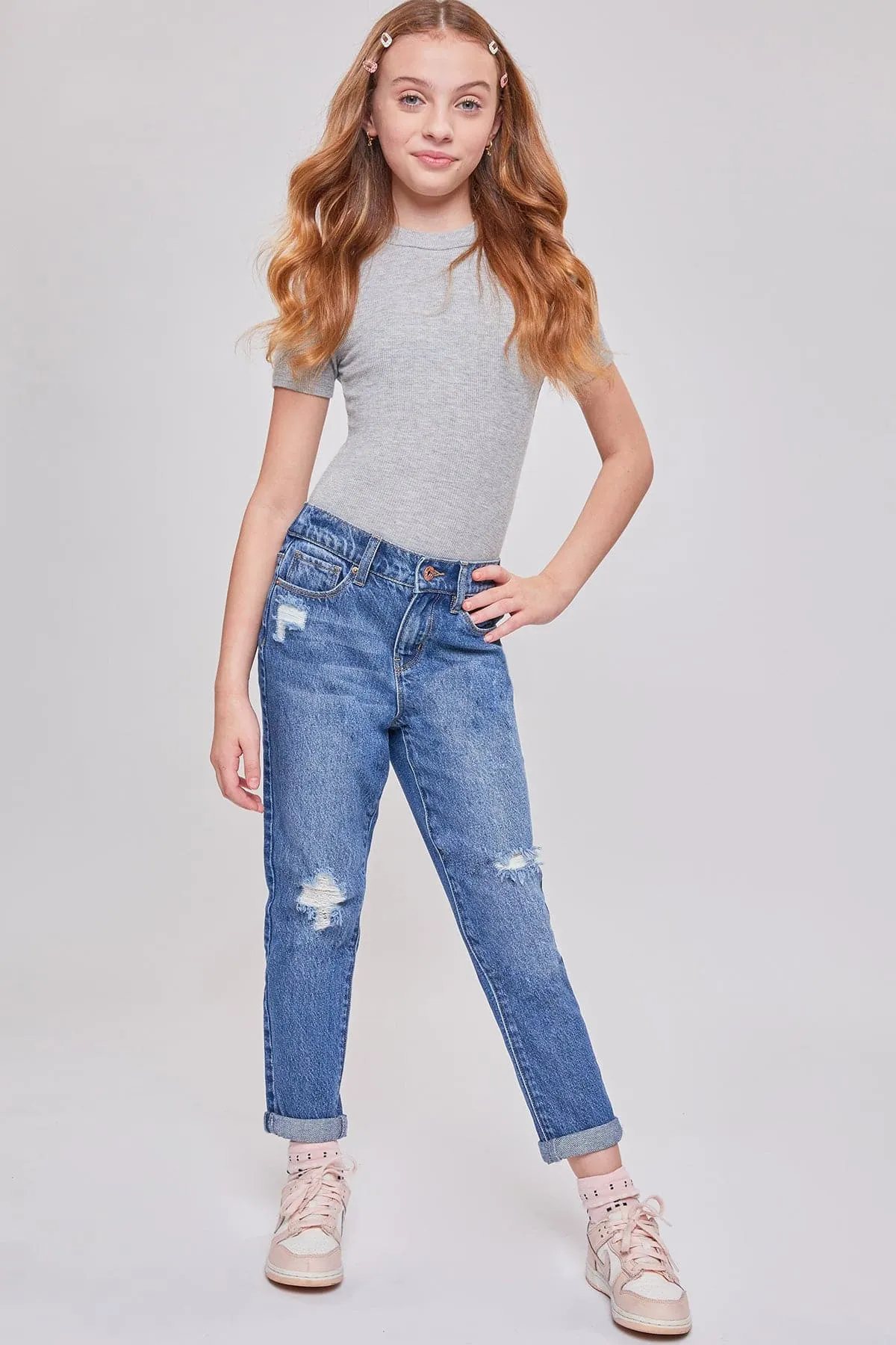 Girls Taylor Dream  Relaxed Fit Cuffed Jeans