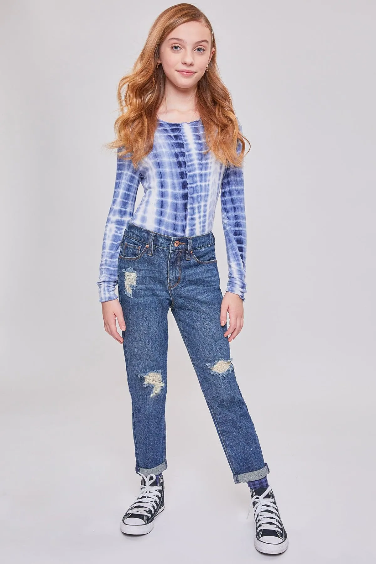 Girls Taylor Dream  Relaxed Fit Cuffed Jeans