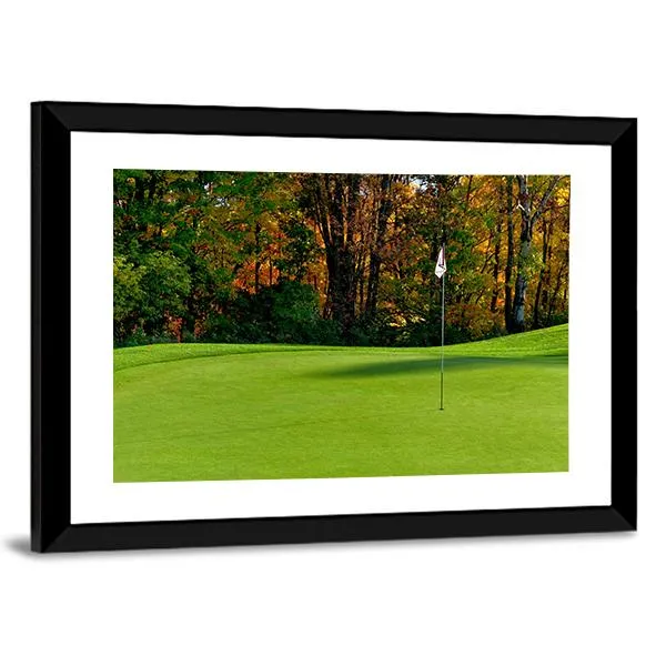 Golf Course Putting Green Canvas Wall Art