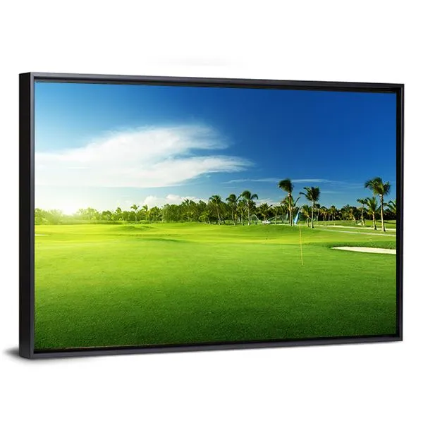 Golf Courses In Dominican Republic Canvas Wall Art