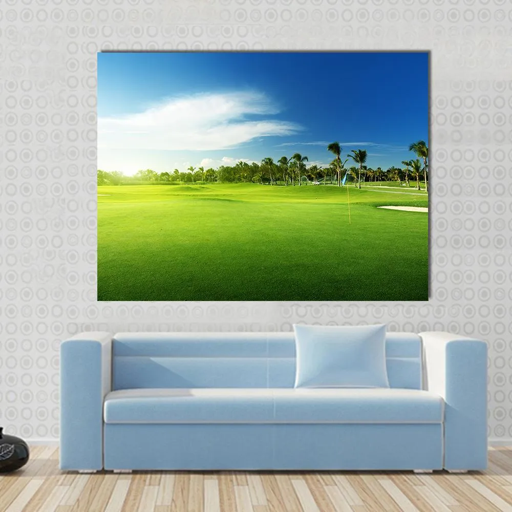 Golf Courses In Dominican Republic Canvas Wall Art