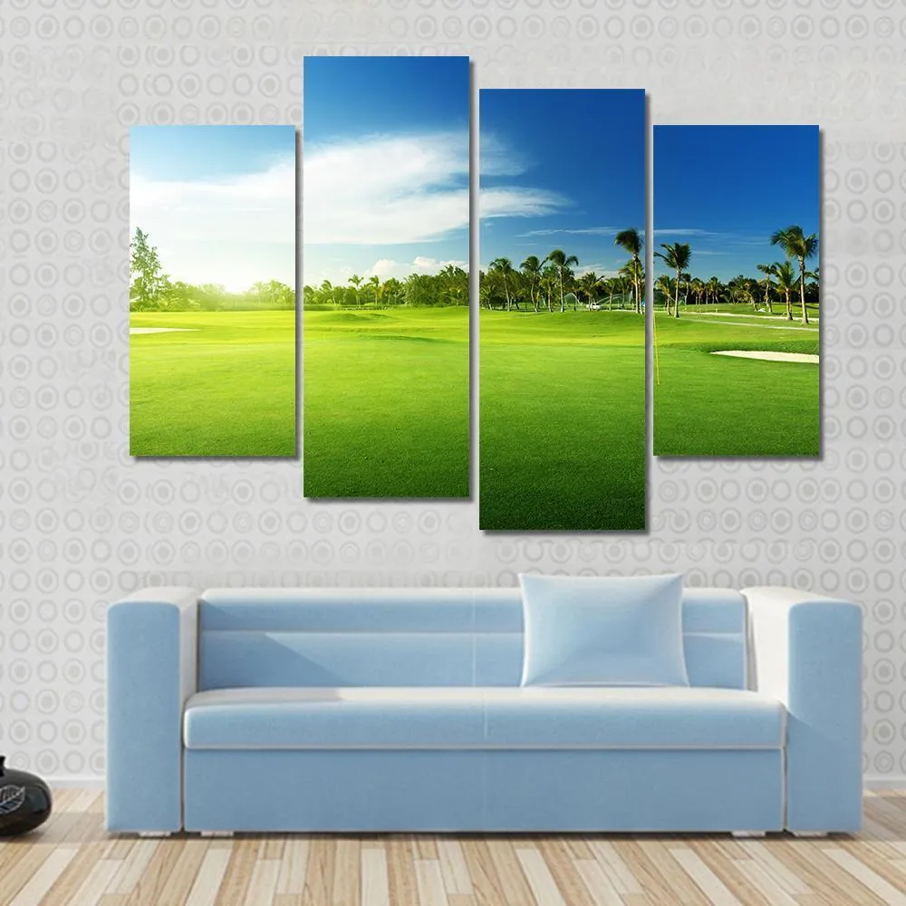 Golf Courses In Dominican Republic Canvas Wall Art