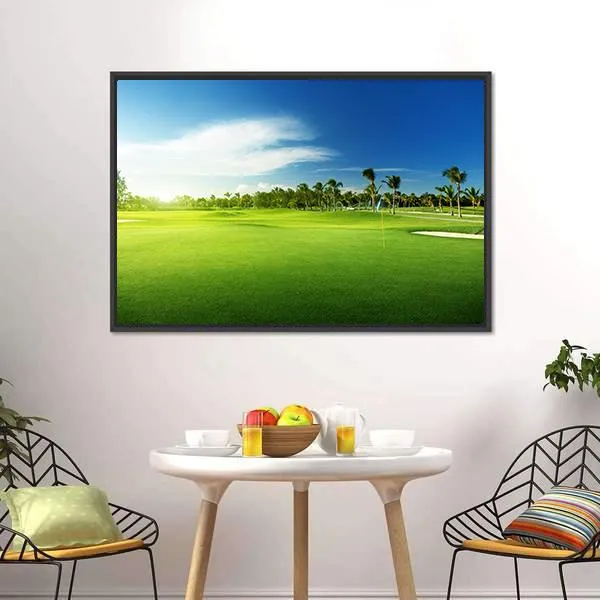 Golf Courses In Dominican Republic Canvas Wall Art