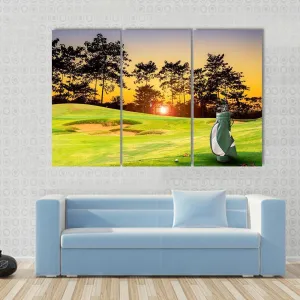 Golf Equipment Canvas Wall Art