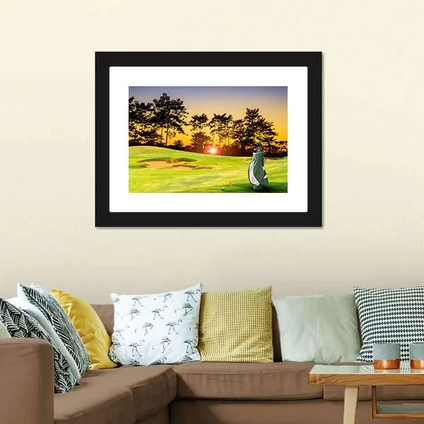 Golf Equipment Canvas Wall Art