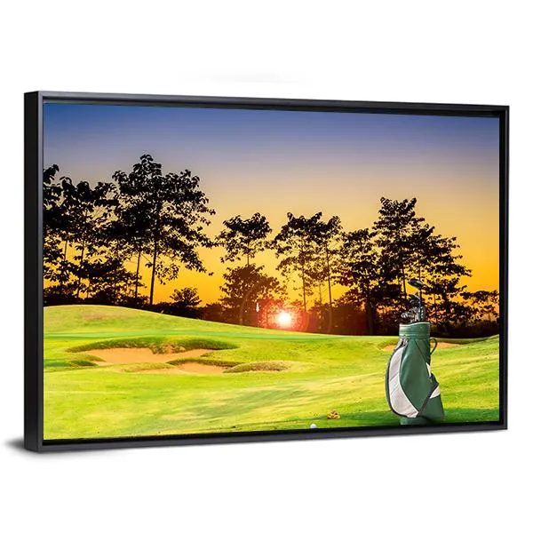 Golf Equipment Canvas Wall Art