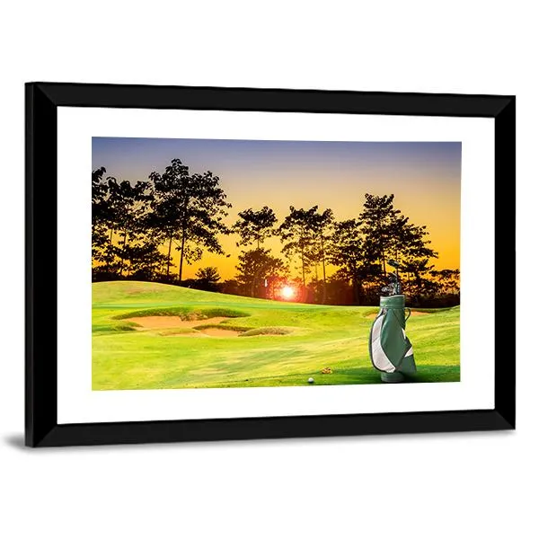 Golf Equipment Canvas Wall Art