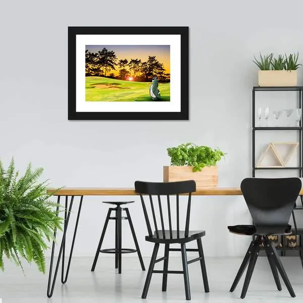 Golf Equipment Canvas Wall Art