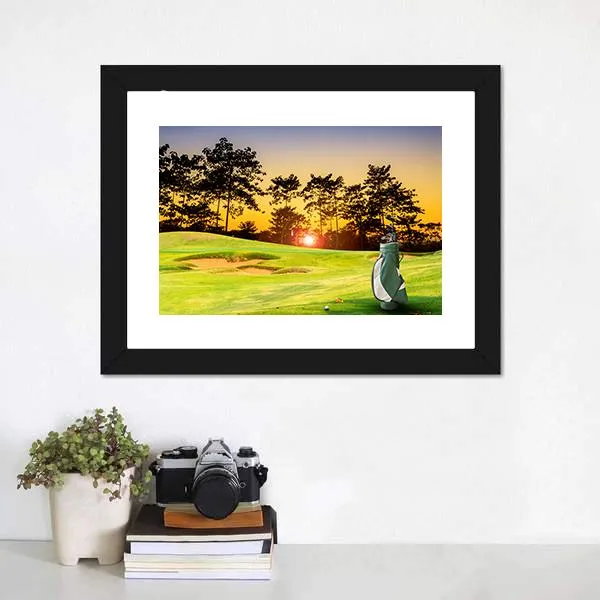 Golf Equipment Canvas Wall Art