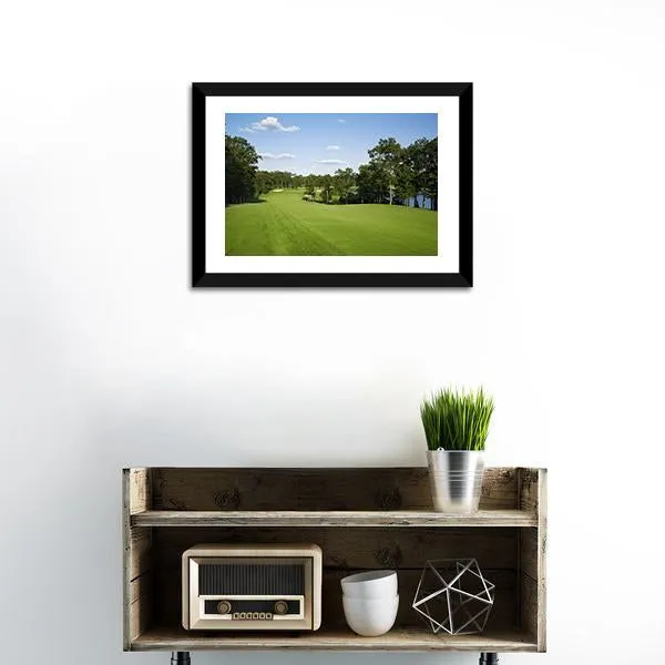 Golf Fairway Canvas Wall Art