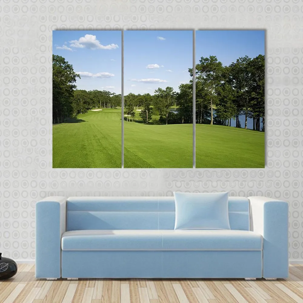 Golf Fairway Canvas Wall Art