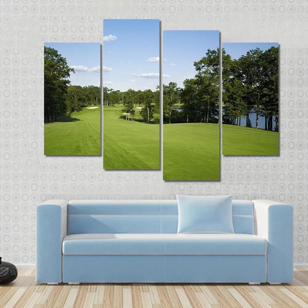 Golf Fairway Canvas Wall Art