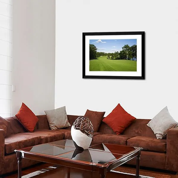 Golf Fairway Canvas Wall Art