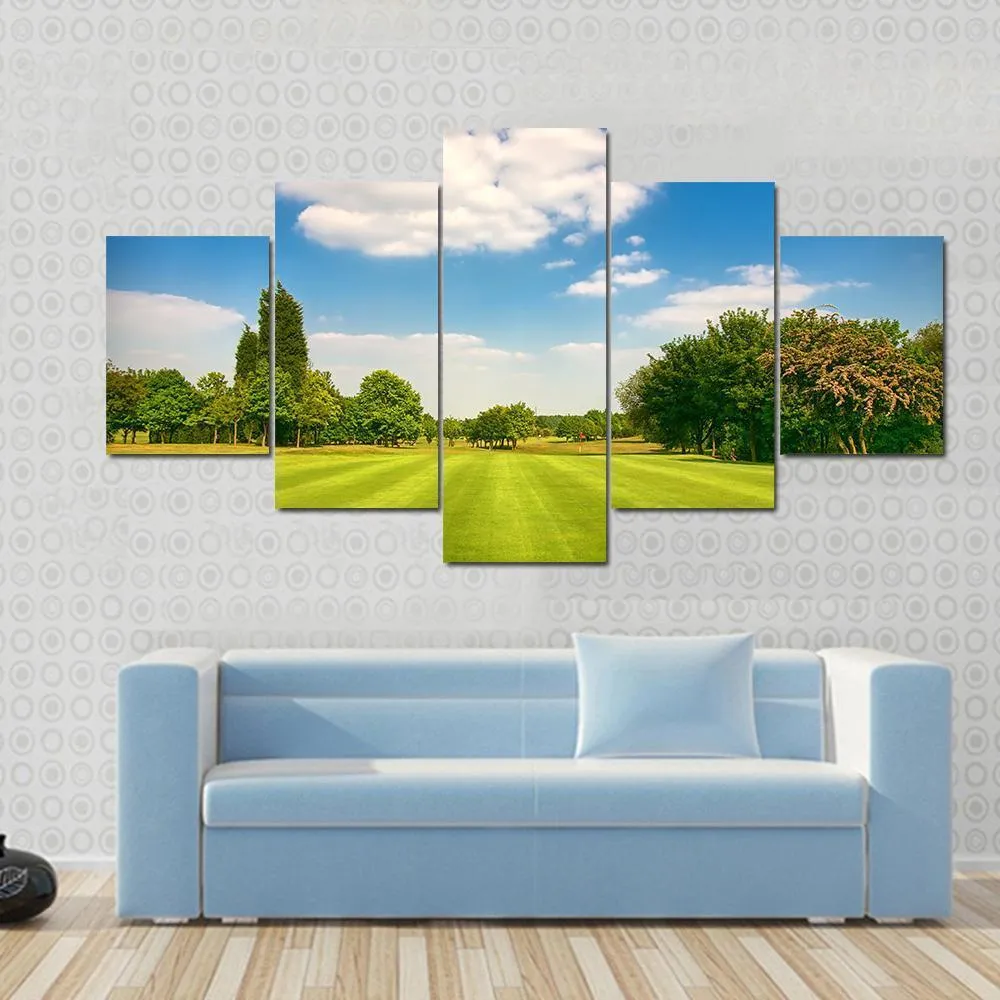 Golf Park Yorkshire  UK Canvas Wall Art