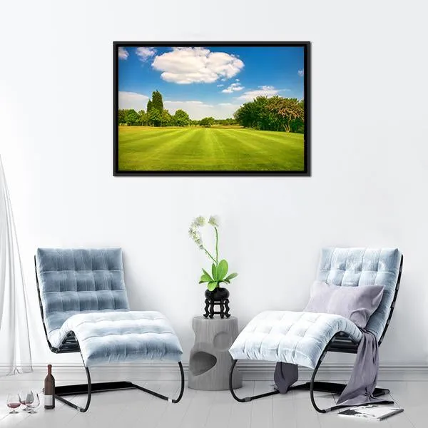 Golf Park Yorkshire  UK Canvas Wall Art