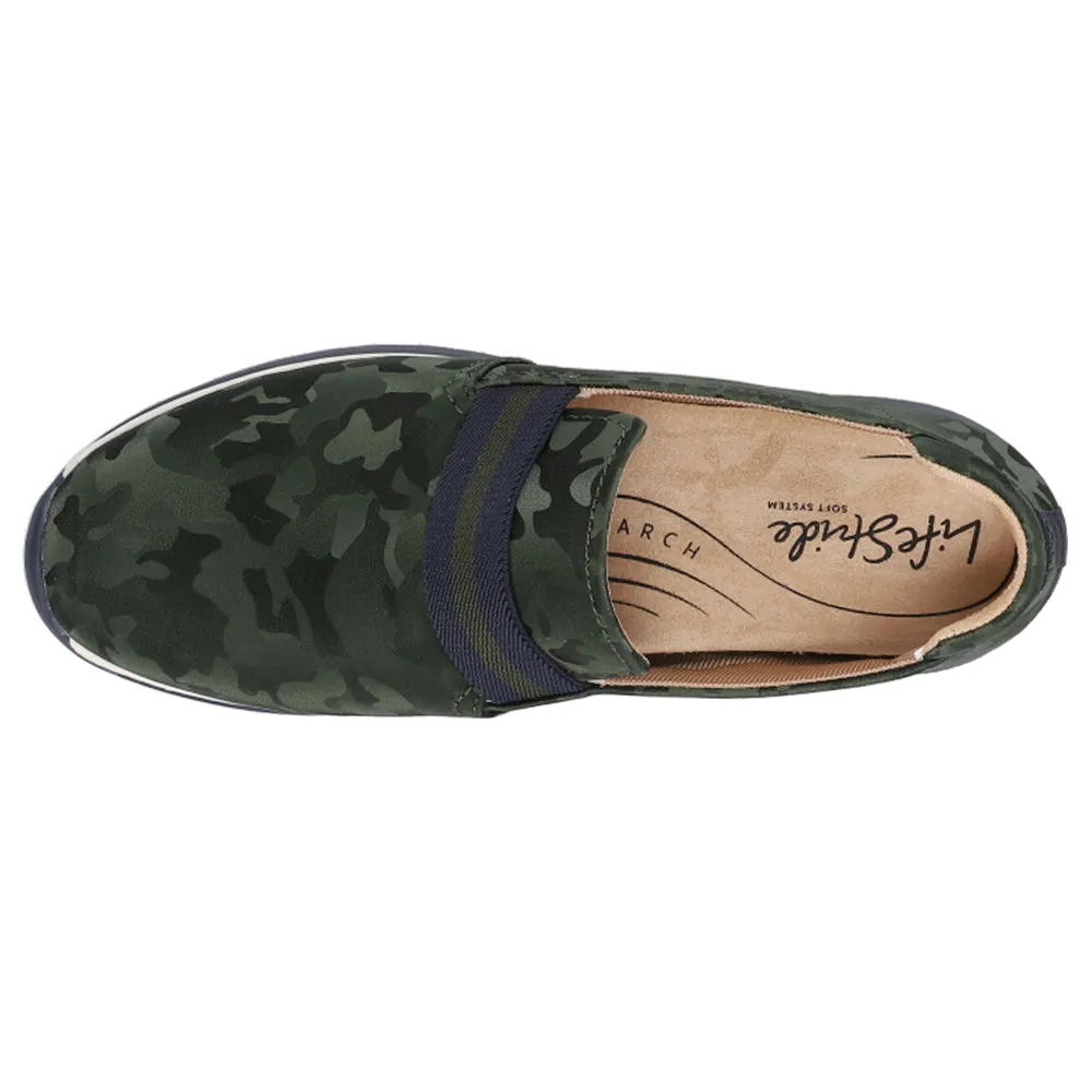 Haddie Hunter Camo Tech Slip On Sneakers