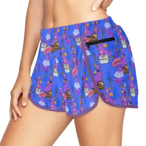 Haunted Mansion Figment Women's Athletic Sports Shorts