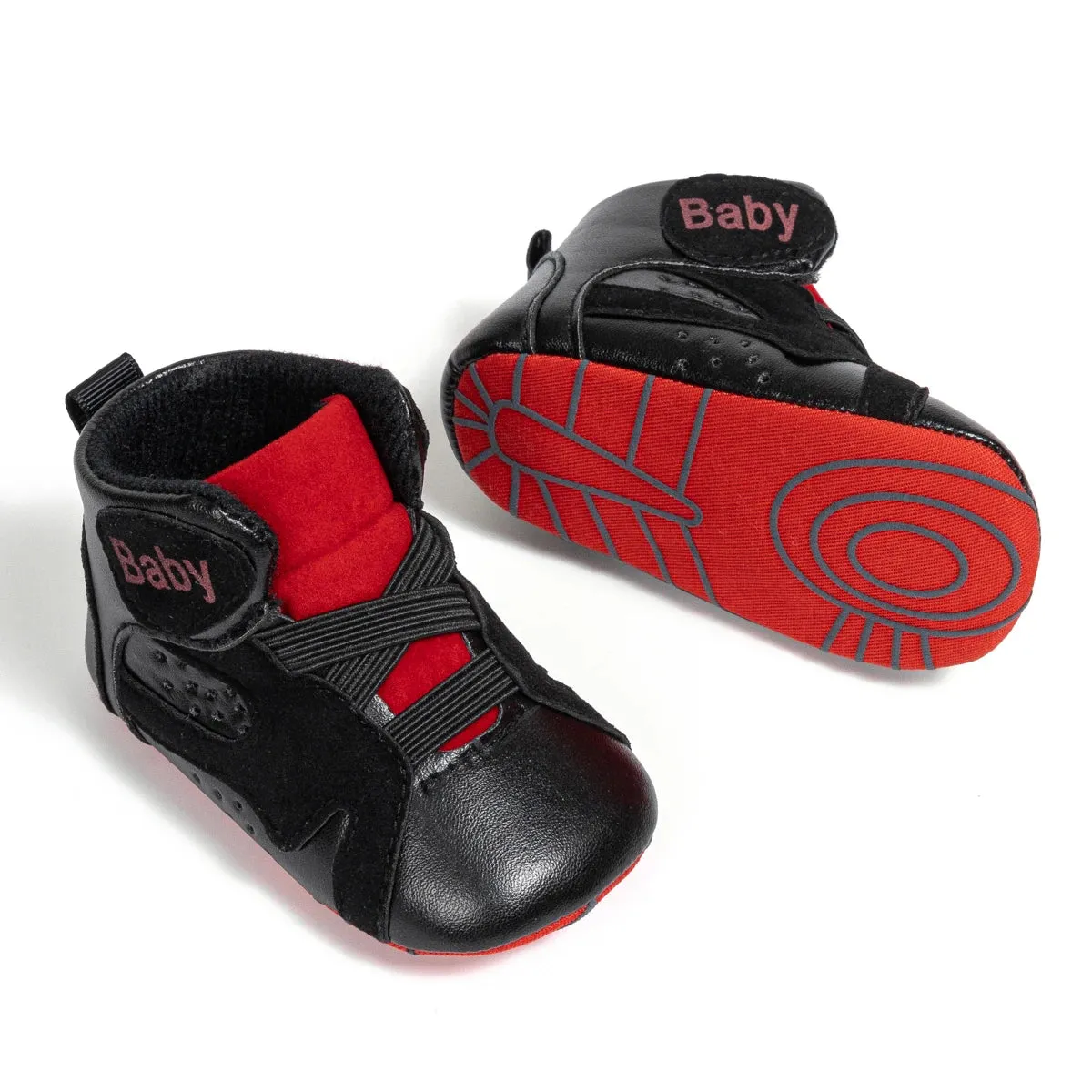 KIDSUN Casual High Gang Soft Sole Basketball Sports Shoes Baby Boy