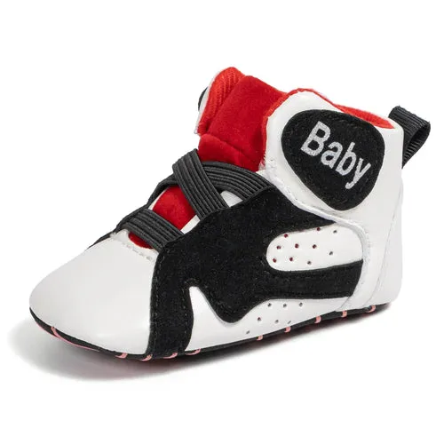 KIDSUN Casual High Gang Soft Sole Basketball Sports Shoes Baby Boy