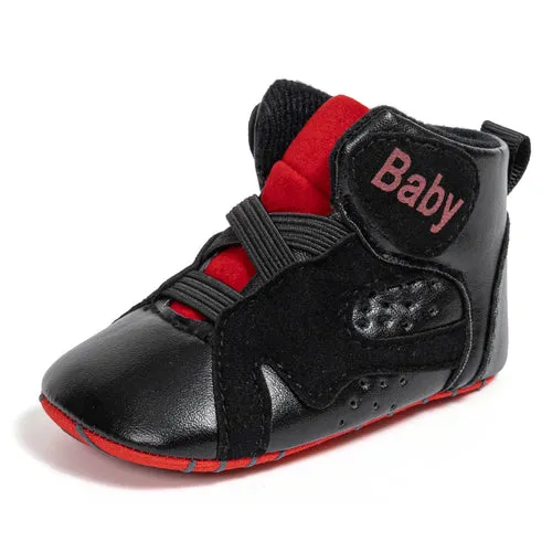 KIDSUN Casual High Gang Soft Sole Basketball Sports Shoes Baby Boy