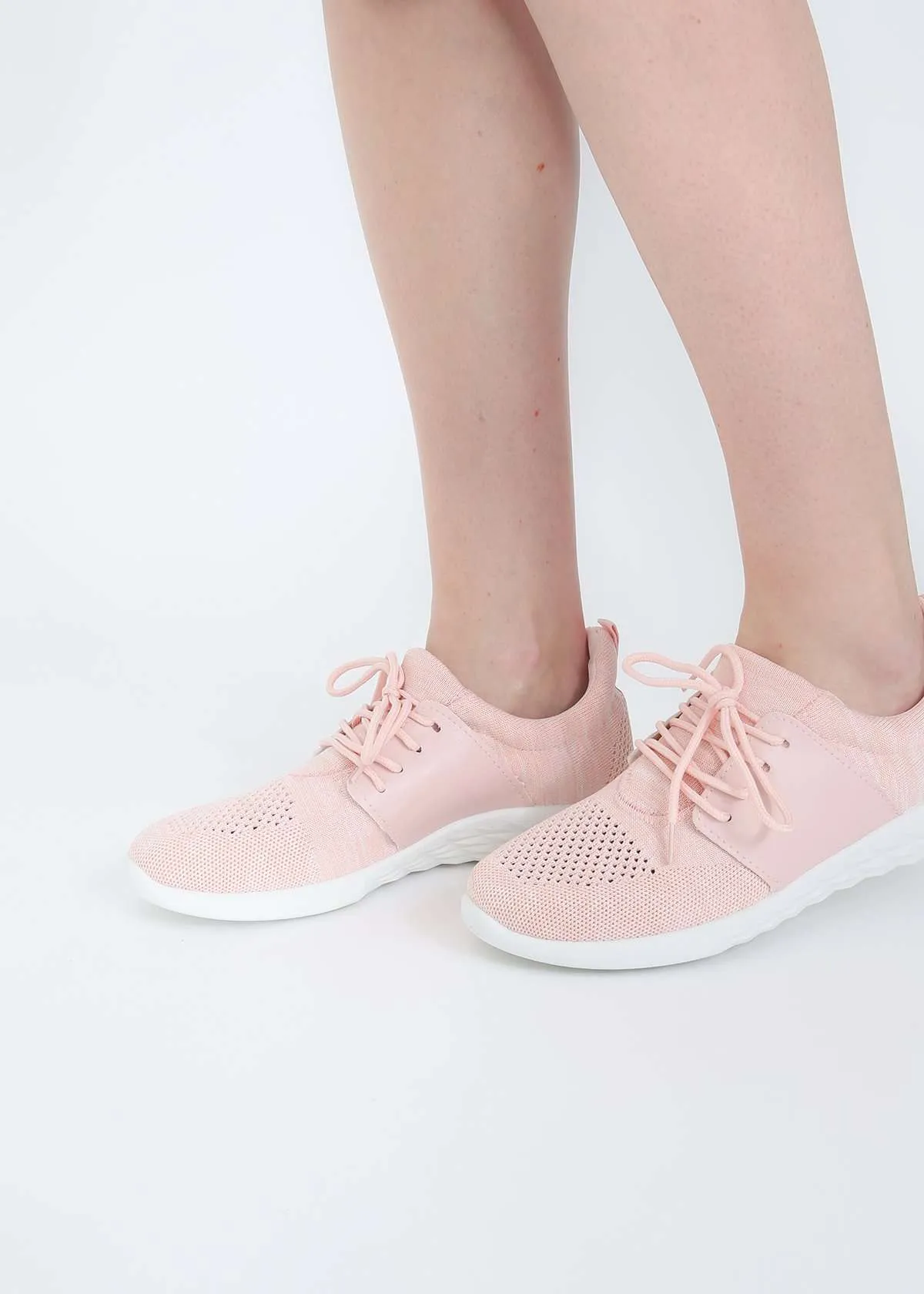 Knit Mix Blush Sneaker - FINAL SALE