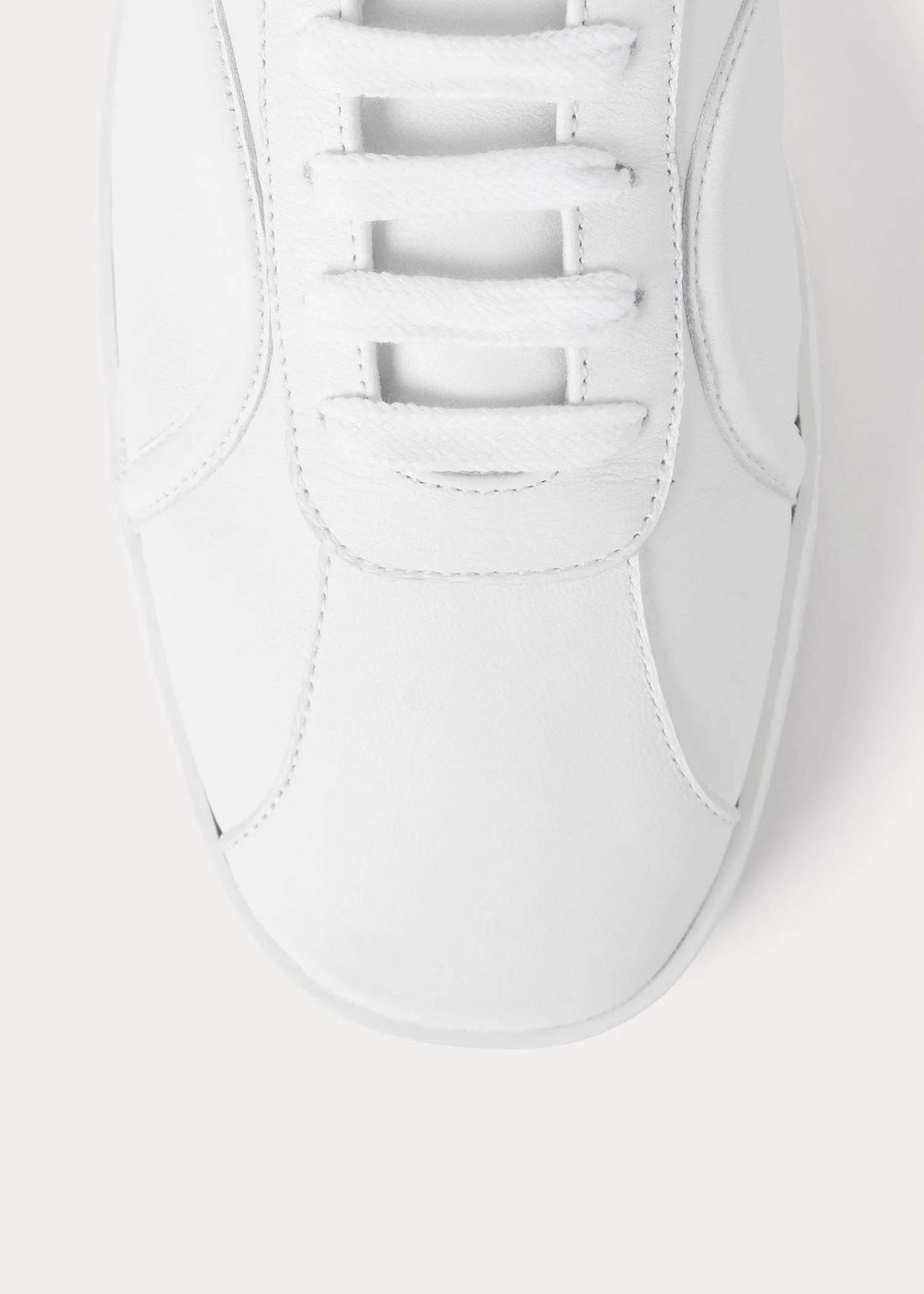 Leather sneakers white