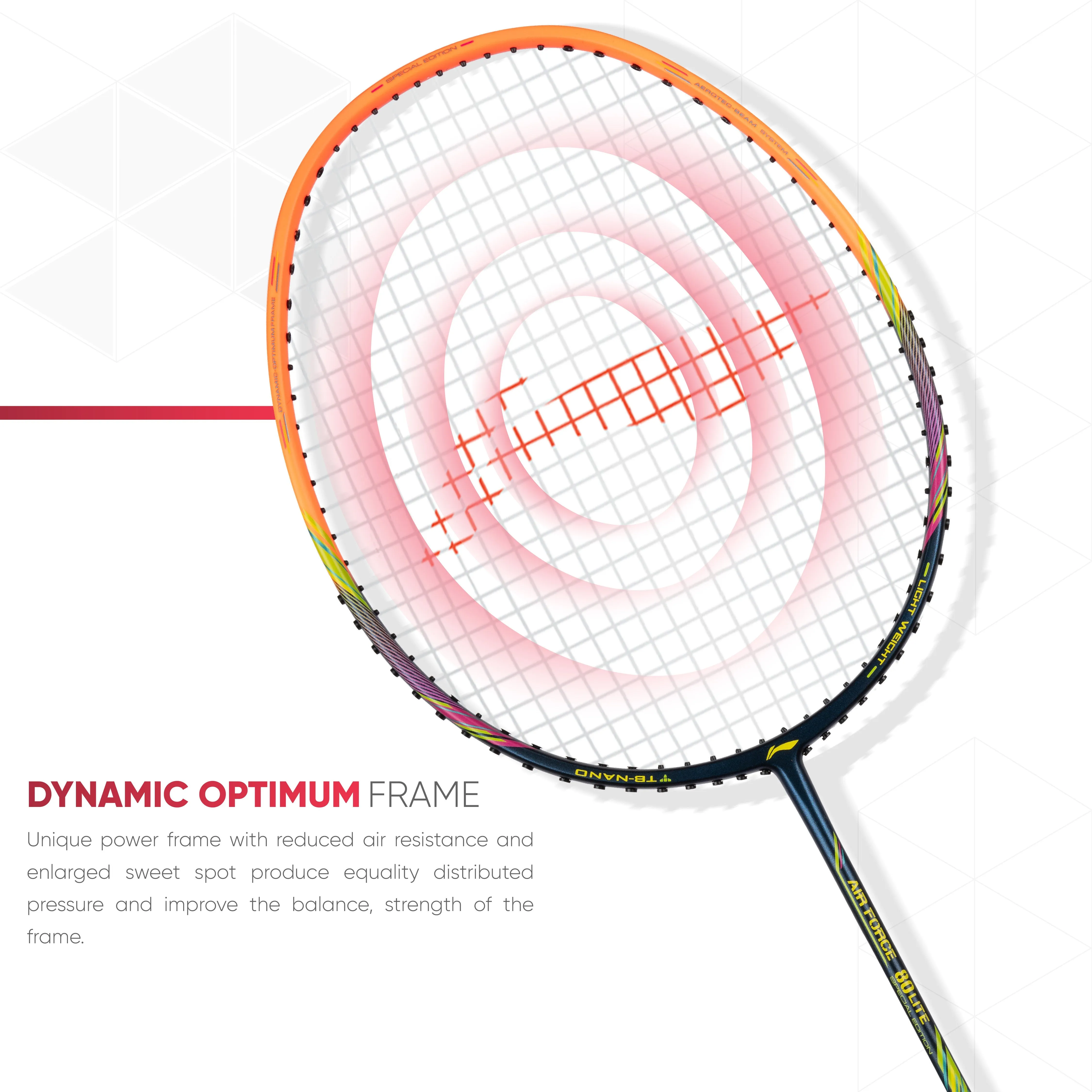 Li-Ning AIR-FORCE G2 Lite Strung Badminton Racquet (Multicolor / Black)