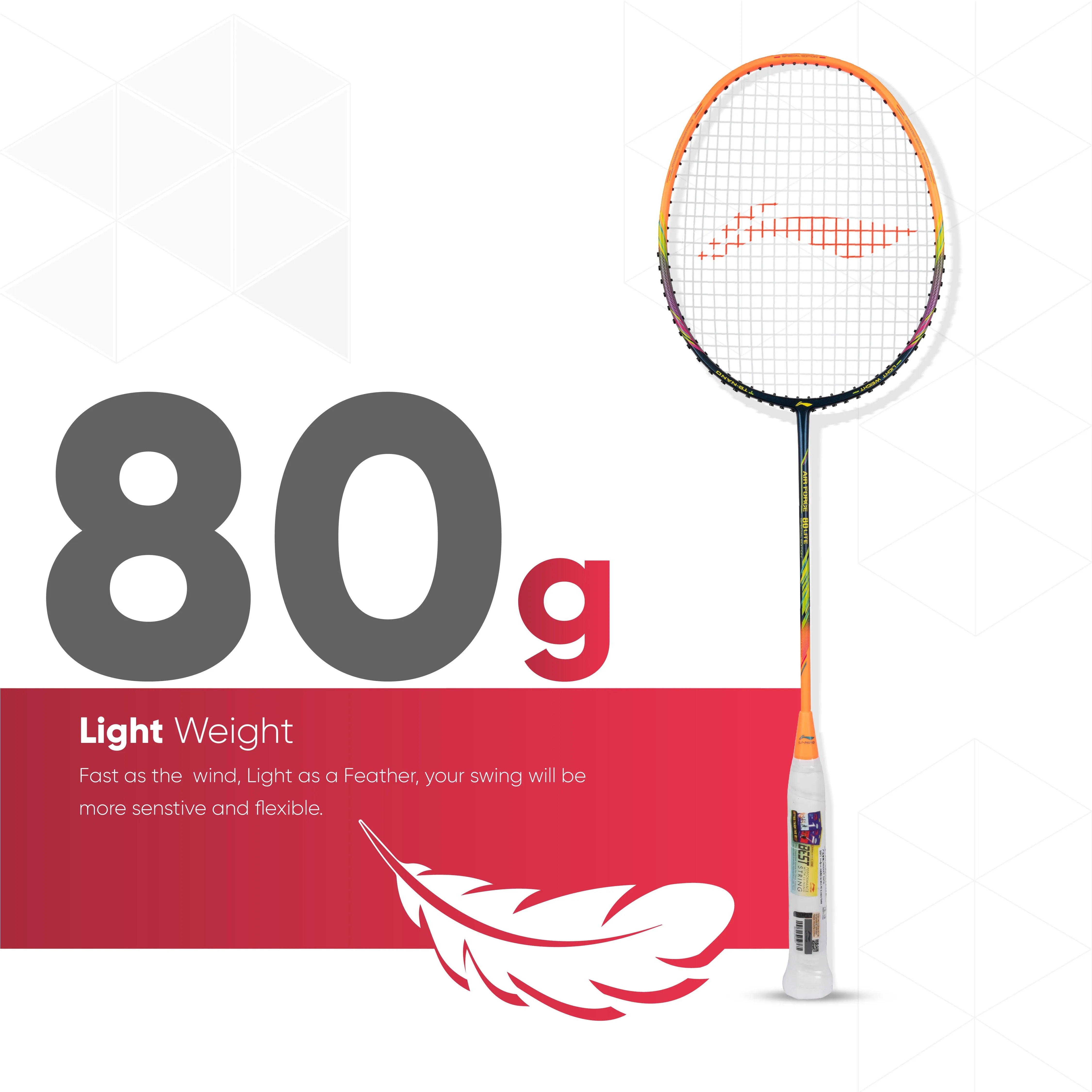 Li-Ning AIR-FORCE G2 Lite Strung Badminton Racquet (Multicolor / Black)