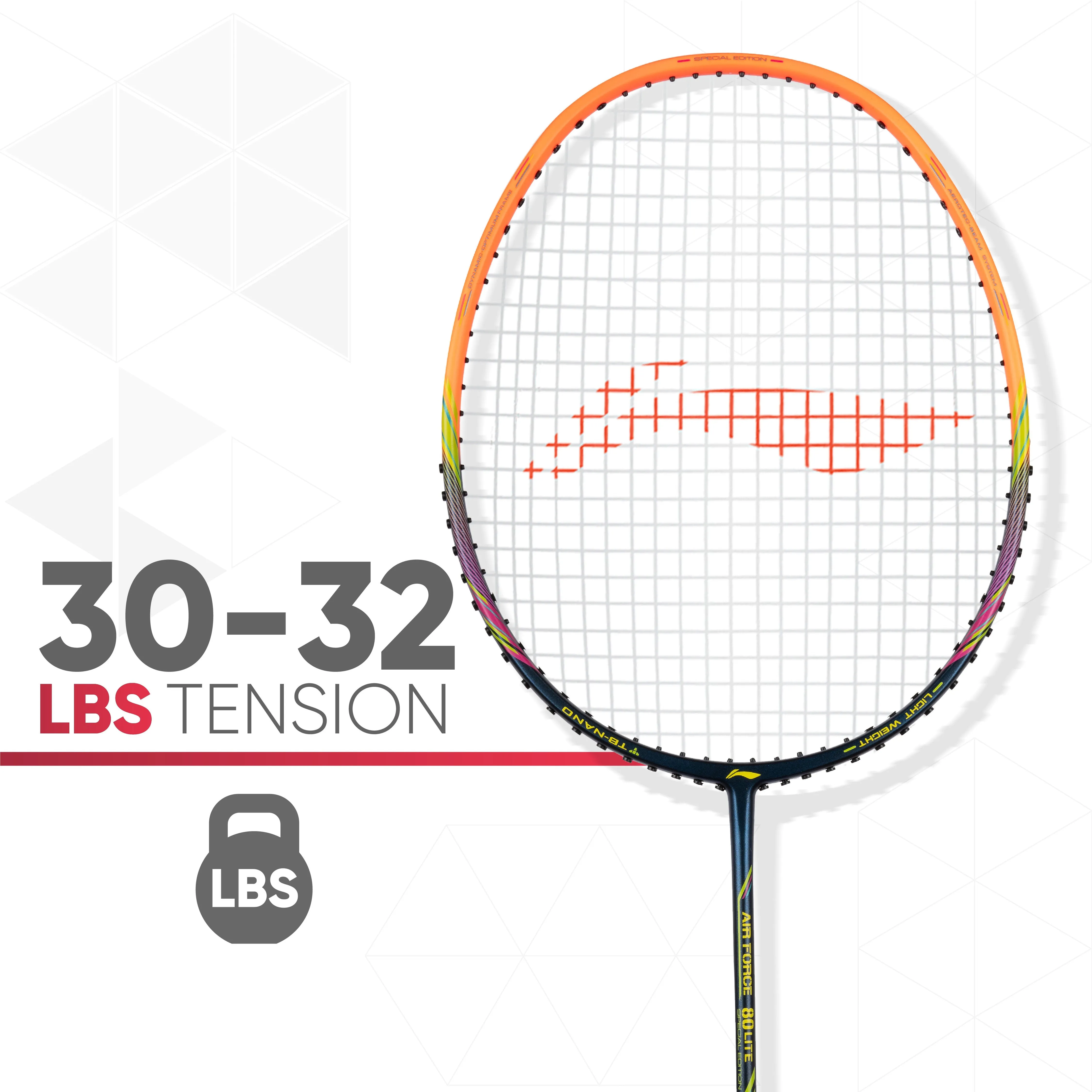 Li-Ning AIR-FORCE G2 Lite Strung Badminton Racquet (Multicolor / Black)