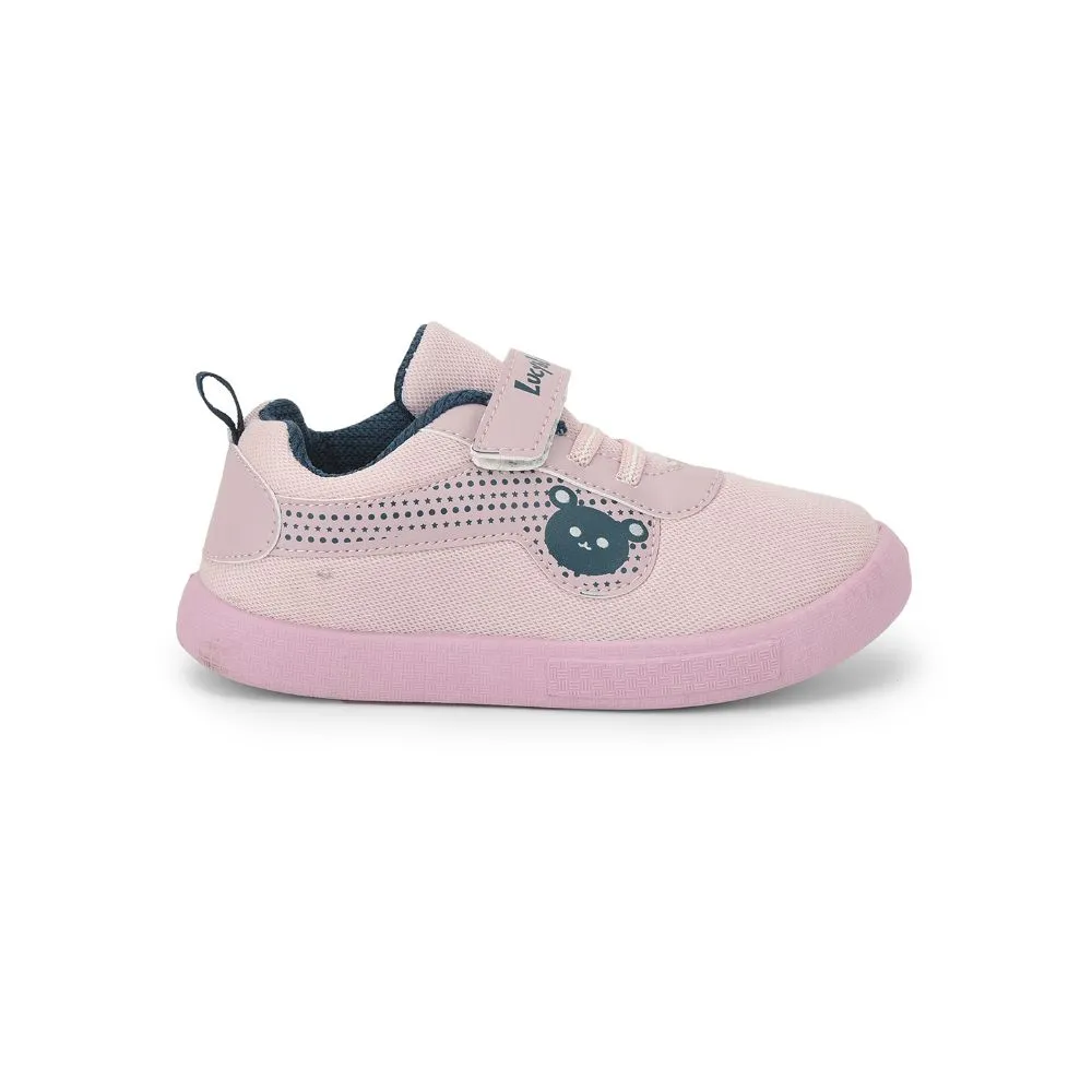 Lucy & Luke (Pink) Casual Non Lacing Shoes For Kids BASTIAN-2M By Liberty