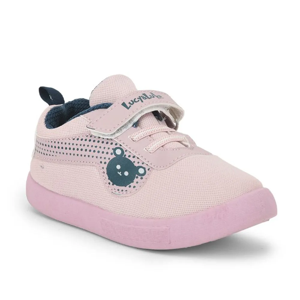 Lucy & Luke (Pink) Casual Non Lacing Shoes For Kids BASTIAN-2M By Liberty