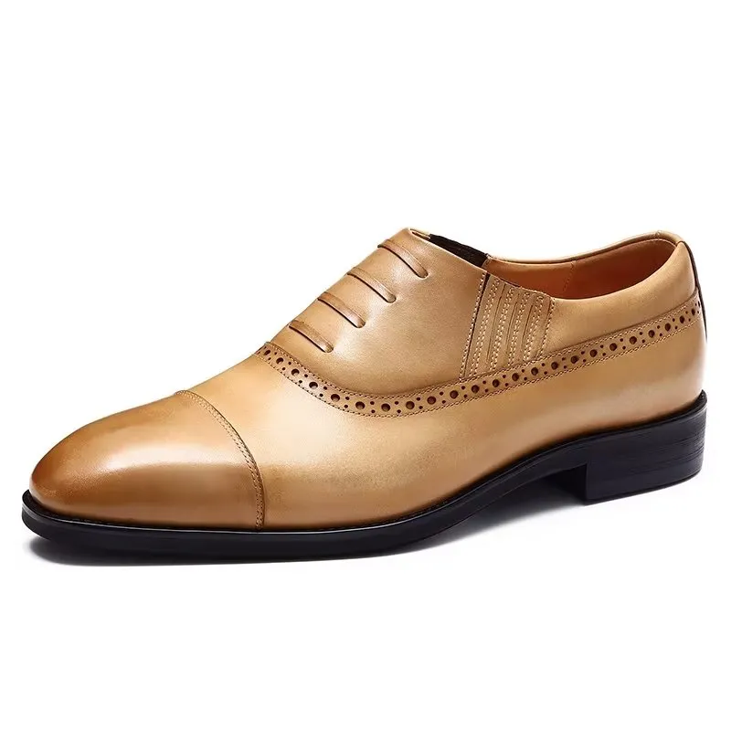 Luxury Leather Slip-on Dress Shoes