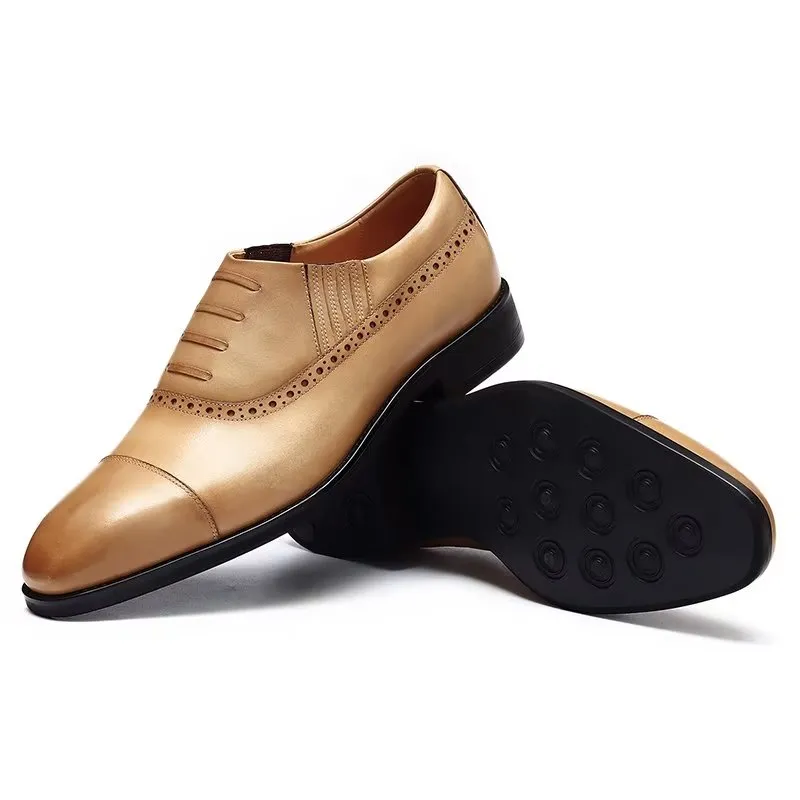 Luxury Leather Slip-on Dress Shoes