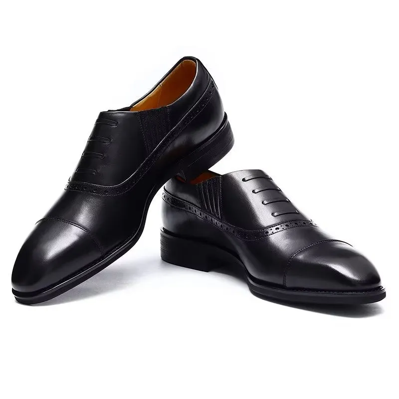 Luxury Leather Slip-on Dress Shoes