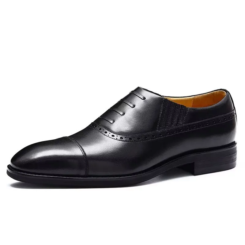 Luxury Leather Slip-on Dress Shoes